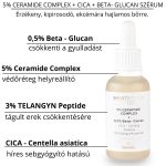 Érzékeny bőrre - 5% Ceramide Complex + CICA + Beta- Glucan szérum 30ml